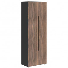 Гардероб VELION VENEER VRWCS 80.1, американский орех/яшма черный, 800х430х2253 мм