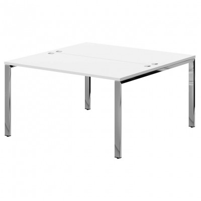 Изображение: Бенч-система XTEN GLOSS 140х140, Белый/Нержавеющая сталь