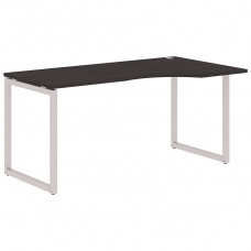 Стол эргономичный XTEN-Q XQCET 169(R), правый, дуб юкон модерн/алюминий, 1600х900х750 мм