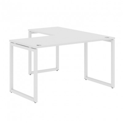 Изображение: Стол угловой XTEN-Q, 140х150, белый/белый
