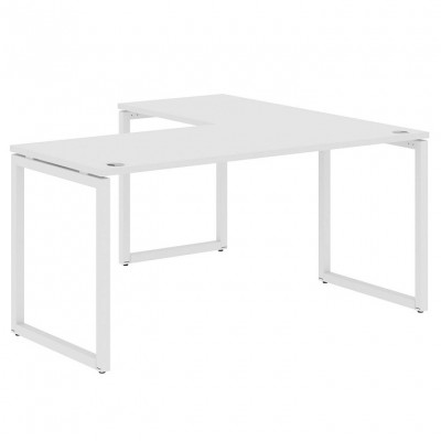 Изображение: Стол угловой XTEN-Q, 160х150, белый/белый