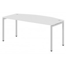 Стол рабочий XTEN-S 180x91, белый/алюминий