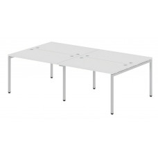 Бенч-система XTEN-S 240x140, белый/алюминий