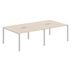 Стол для переговоров XTEN-S60 XS6SCT 2714, бук тиара/алюминий, 2720х1406х750 мм