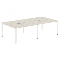 Стол для переговоров XTEN-S60 XS6SCT 2714, сосна эдмонт/белый, 2720х1406х750 мм