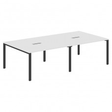 Стол для переговоров XTEN-S60 XS6SCT 2714, белый/антрацит, 2720х1406х750 мм