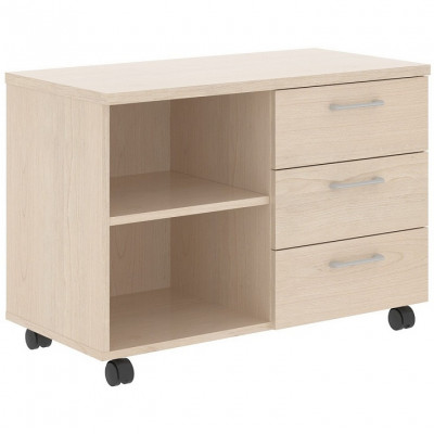 Изображение: Тумба сервисная XTEN XLC-3D.1A, бук тиара, 90.8х45х63.1 см