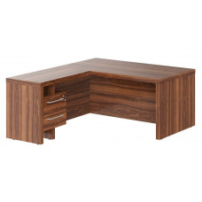 Стол руководителя ZENN, 160х190, Орех Даллас