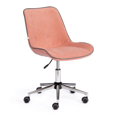 Изображение: Кресло Tetchair STYLE флок, розовый, 137