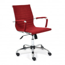 Кресло Tetchair URBAN-LOW флок, бордовый, 10