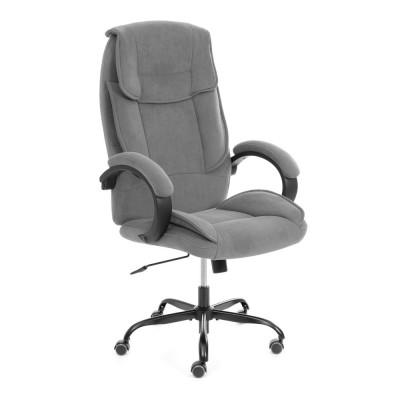 Изображение: Кресло Tetchair OREON metalBL велюр, серый, 29