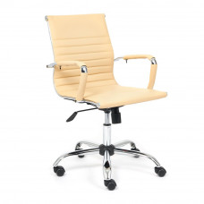 Кресло Tetchair URBAN-LOW экокожа, бежевый, 36-34