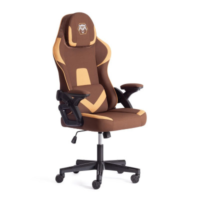 Изображение: Кресло Tetchair iBear ткань, коричнево-бежевый / brown beige