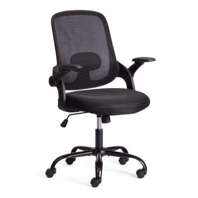 Изображение: Кресло Tetchair Joker ткань, черный, 64х64х104 см