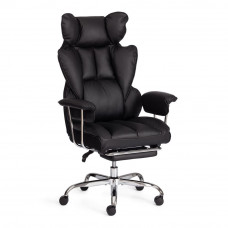 Кресло Tetchair Comfy CR экокожа, черный