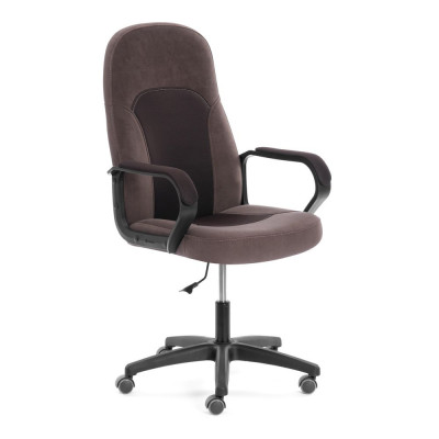 Изображение: Кресло Tetchair PARMA (22) велюр/ткань, коричневый, 6/TW-24