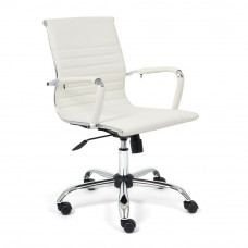 Кресло Tetchair URBAN-LOW экокожа, белый, 36-01