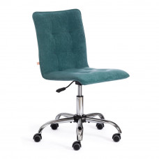 Кресло Tetchair ZERO велюр Clermon, бирюзовый, 140