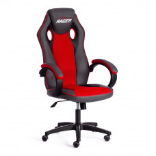 Кресло Tetchair RACER GT new экокожа/ткань, металлик/красный, 36/08
