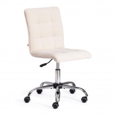 Кресло Tetchair ZERO флок, молочный, 4