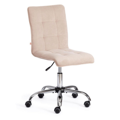 Изображение: Кресло Tetchair ZERO флок, бежевый, 7