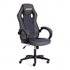 Кресло Tetchair RACER GT new экокожа/ткань, металлик/серый, 36/12