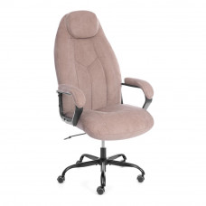 Кресло Tetchair Boss metalBL (22) ткань, светло-коричневый, KUB 03