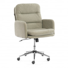 Кресло Tetchair Dover хром букле, олива, barni dusty green