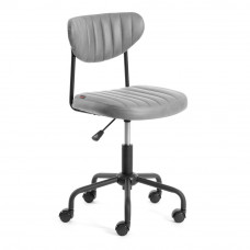 Кресло Tetchair SLIM иск. замша, Grey (Серый), 54х54х90 см