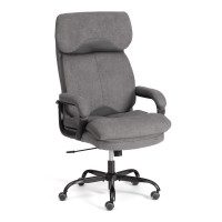 Кресло Tetchair Duke metal BL ткань, серый, KUB 05/TW-12, 58х45х126 см