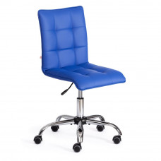 Кресло Tetchair ZERO экокожа, синий, 36-39