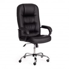 Кресло Tetchair СН9944 (22) хром экокожа, черный, 36-6