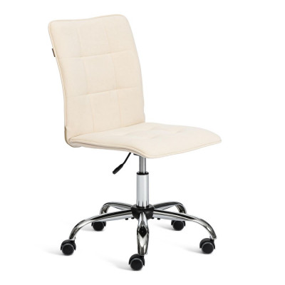 Изображение: Кресло Tetchair ONE флок, молочный, 4