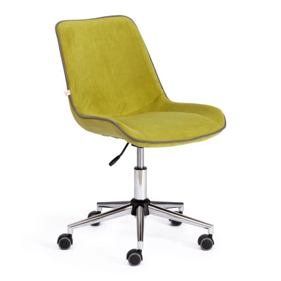 Изображение: Кресло Tetchair STYLE флок, олива, 23