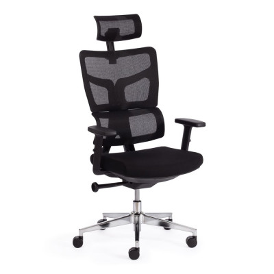 Изображение: Кресло Tetchair MESH-11HR ткань/сетка, черный