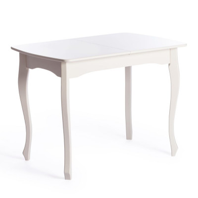 Изображение: Стол CATERINA PROVENCE бук, мдф, 100+30x70x75см, Ivory white