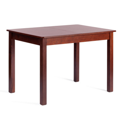 Изображение: Стол MOSS раздвижной бук, мдф, 110+30x68x75см, Cappuchino