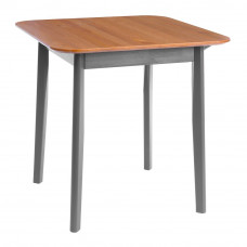 Стол Соната Люкс/ Sonata Lux table, 75х75х75см массив сосны, антик /графит, 75х75х75см