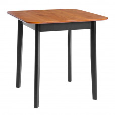 Стол Соната Люкс/ Sonata Lux table, 75х75х75см массив сосны, антик/чёрный, 75х75х75см