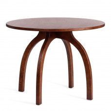 Стол THONET (mod.T9108) дерево вяз, 100х75см, Темный Орех (№5)