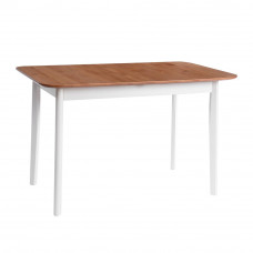 Стол Соната Люкс/ Sonata Lux table, 120х75х75см массив сосны, антик/белый, 120х75х75см