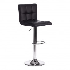 Стул барный BARBER (mod. KY711D) металл/экокожа, 43x50x92-103см, черный/хром
