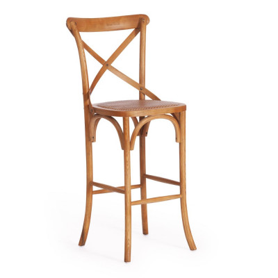 Изображение: Стул CROSS BAR (mod.CE6002) дерево вяз, 49.5x52.5x117, Груша (№3)