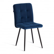 Стул обеденный Medeo (2 шт. в упаковке) LT, велюр, Blue (синий), 45х56х89см