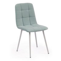 Стул CHILLY MAX Велюр/металл , 45x54x90см , бирюзовый 20/белый