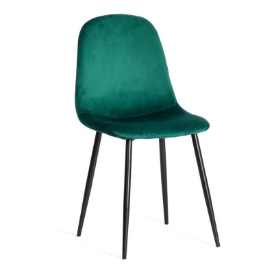 Изображение: Стул BREEZE (mod. 4724) Велюр/металл , 44x53x87см, Emerald (изумрудный) HLR56 / черный