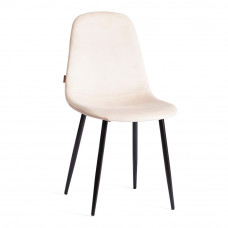 Стул BREEZE (mod. JSC-58) Велюр/металл , 44x53x86см, beige (бежевый) HLR2 / черный