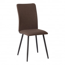 Стул обеденный La Rousse NEW, ткань рогожка, коричневый/черный, 3М7-147, 45x55x93см