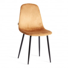 Стул BREEZE (mod. JSC-58) Велюр/металл , 44x53x86см, brown (коричневый) HLR12 / черный