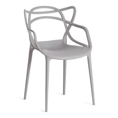 Изображение: Стул Cat Chair (mod. 028) пластик, 53x59x82,5см, темно-серый (Dark grey NX-GR-20)